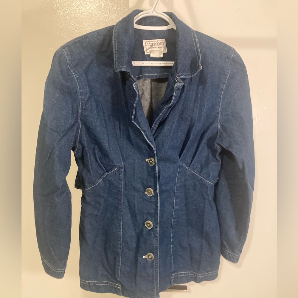 Vintage Blue Denim Jacket for Women